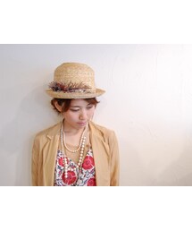 RehersalL | リネンモチーフハット(ハット)