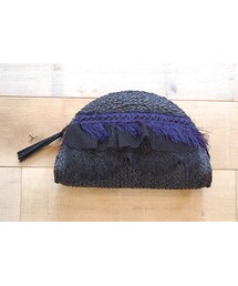 RehersalL | ストローレースクラッチバッグ(クラッチバッグ)