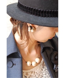 Luminosite | コットンパールネックレス(ネックレス)