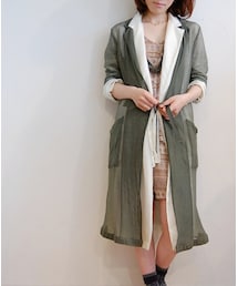 sandglass | モスキートカシュクールコート(その他アウター)