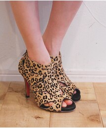 MANA | ハラコブーティーサンダル(サンダル)