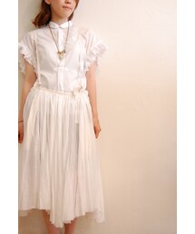 RehersalL | テンセルコットンギャザーワンピース(ワンピース)