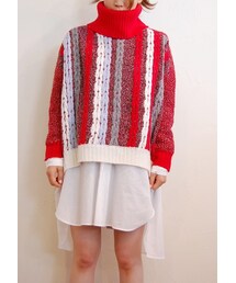 boussole | ブレードニットセーター(ニット/セーター)