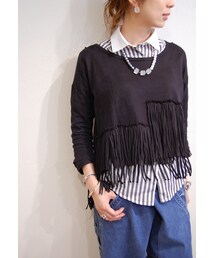 RehersalL | クロウフリンジショートトップス(Tシャツ/カットソー)