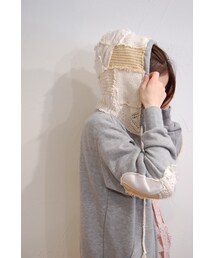 RehersalL | ニットパッチパーカー(パーカー)