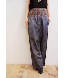 RehersalL | チェックパッチパジャマパンツ(その他パンツ)