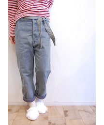 RehersalL | スイスデニムクロップドパンツ(デニムパンツ)