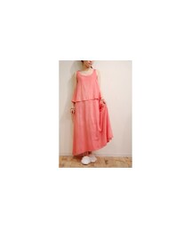 RehersalL | テンセルコットンレイヤードワンピース(ワンピース)