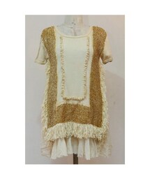 RehersalL | フレームメタリックTシャツ(Tシャツ/カットソー)