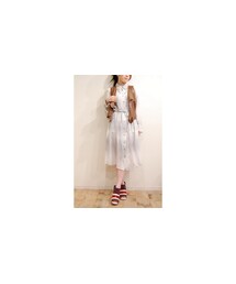RehersalL | シルクシャツワンピース(ワンピース)