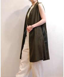 RehersalL | バックシャツパネルジレ(その他アウター)