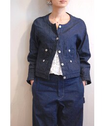 hippiness | カーディガンデニムジャケット(デニムジャケット)