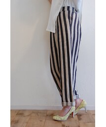 HiROMI THiSTLE | リネンストライプパンツ(その他パンツ)