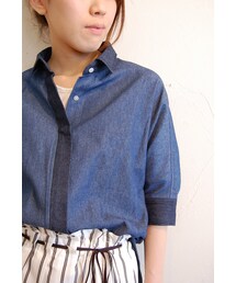 ドルマンデニムシャツ(シャツ/ブラウス)