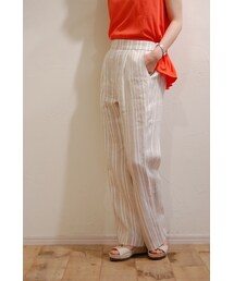 リネンストライプパンツ(その他パンツ)