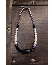 Luminosite | ネックレス(ベネチアングラス/コットンパール/チベットビーズ)(ネックレス)