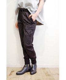 Xapis | レオパードリブパンツ(その他パンツ)