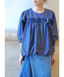 margaux | ベルテッドブラウス(シャツ/ブラウス)