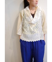 RehersalL | ニットパッチVネックセーター(ニット/セーター)