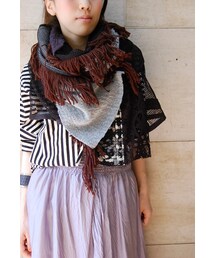 ブラックパッチストール(ストール/ショール)