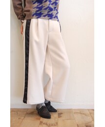 サイドラインワイドパンツ(その他パンツ)
