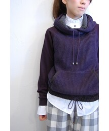 Xapis | ニットフードパーカー(パーカー)