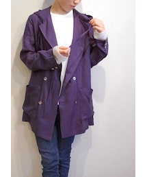 hippiness | キュプラフードコート(その他アウター)