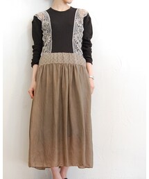 RehersalL | レースショルダーサーマルOP(ワンピース)