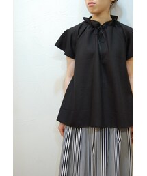 RehersalL | ハイネックギャザーブラウス(シャツ/ブラウス)