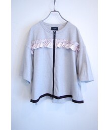 フリルスウェットブルゾン(ブルゾン)