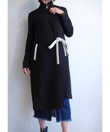 レザーリボンコート(その他アウター)