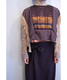 RehersalL | スカーフパッチトップス(シャツ/ブラウス)