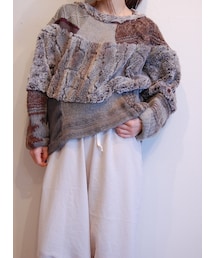 RehersalL | ノルディックニットファーセーター(ニット/セーター)