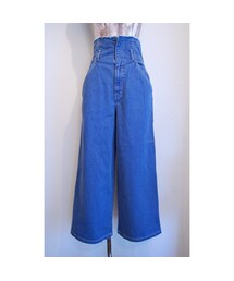 ハイウエストデニムパンツ(デニムパンツ)