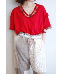RehersalL | フリルワイドＴ(Tシャツ/カットソー)