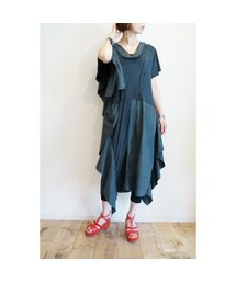 RehersalL | コットンラミーアシンメトリーワンピース(ワンピース)