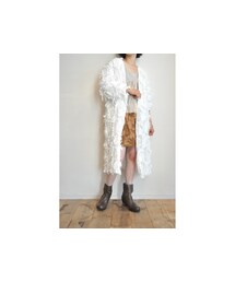 RehersalL | shaggy jacquard coat(その他アウター)