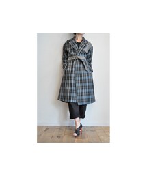 hippiness | チェックオーバートレンチコート(トレンチコート)