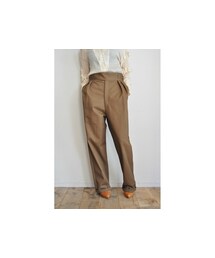 RehersalL | wrap belt twill full length pants(その他パンツ)