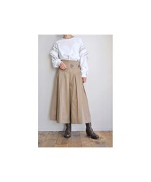 margaux | ダブルベルトフレアパンツ(その他パンツ)