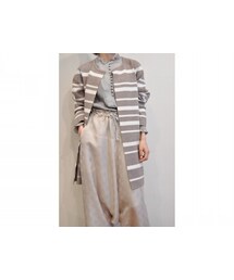 margaux | knit border cardigan(カーディガン/ボレロ)