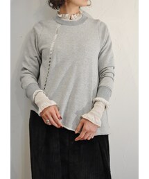 margaux | スウェットアシンメトリープルオーバー(スウェット)