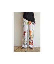 tiny dinosaur | carpet of flowers pants(その他パンツ)