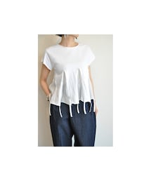 RehersalL | コードパイピングフレアーTシャツ(Tシャツ/カットソー)