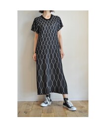 tiny dinosaur | フェンスニットワンピース(ワンピース)