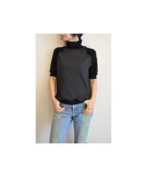 RehersalL | ミックステレコスリットタートルトップス(その他トップス)