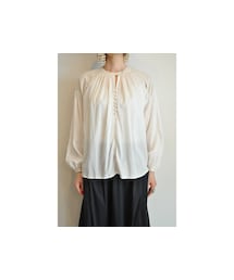 RehersalL | シースルースリットボリュームブラウス(シャツ/ブラウス)