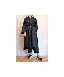オーバーシャツコートワンピース(シャツワンピース)