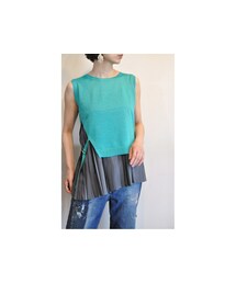 プリーツキャミソールニットベスト(ニット/セーター)