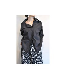 ハイカラーシャツ(シャツ/ブラウス)